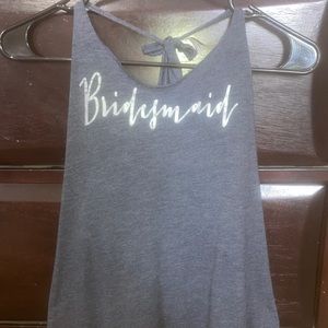 Bridesmaid shirt